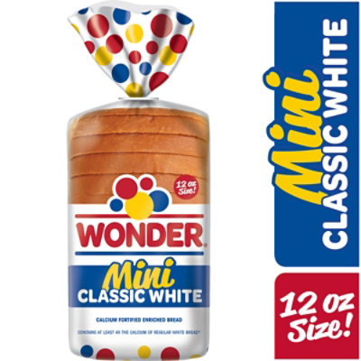 Wonder Mini Classic White Bread - 12 OZ - Image 3