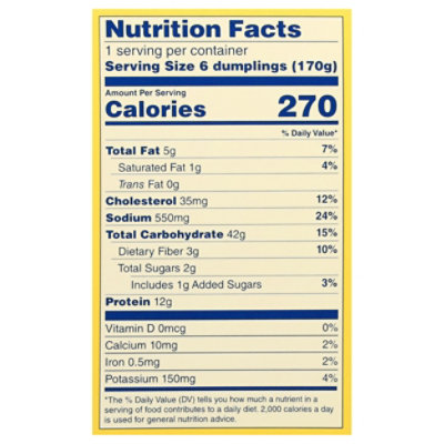 Feel Good Foods Dumpling Gluten Free Soup Chicken - 6 OZ - Image 3