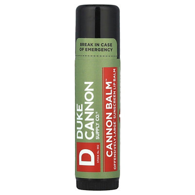 Duke Cannon Supply Co. Cannon Balm, Offensively Large Sunscreen Lip Balm, SPF 15, 0.56 oz (17 g) - Image 1