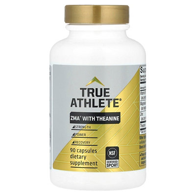 True Athlete ZMA With Theanine, 90 Capsules - Image 3