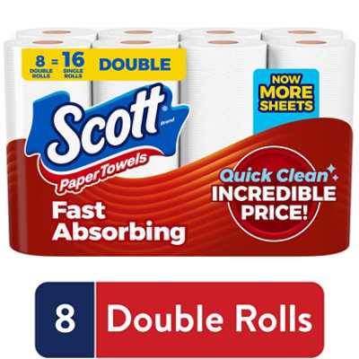 Scott Paper Towels 108 Sheets Per Roll - 8 Count - Image 1