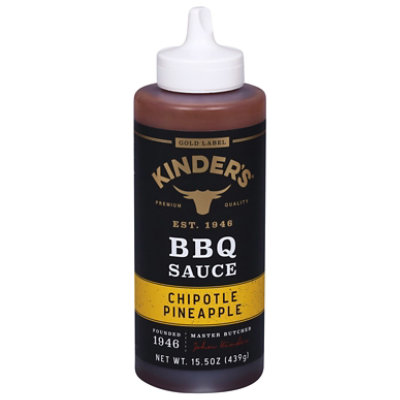Kinders Chipotle Pineapple Bbq Sauce - 15.5 OZ - Image 1
