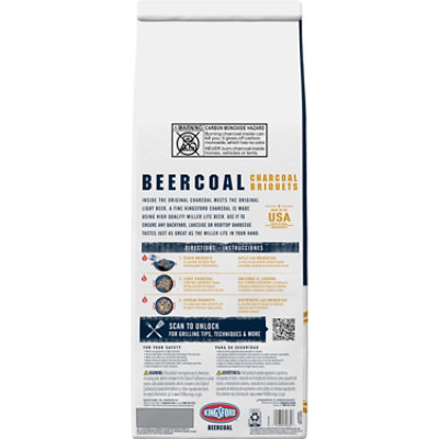 Kingsford Briquets Miller Lite 16lb Kingsford - 16 LB - Image 2