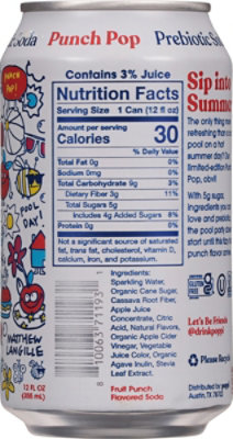 Poppi Prebiotic Punch Pop 12fz - 12 FZ - Image 5