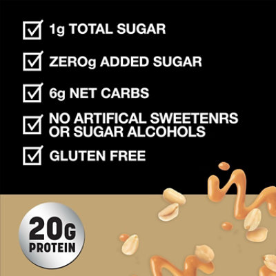 KIND Protein MAX Sweet & Salty Caramel Peanut Crisp Gluten Free Protein Bars - 4-2.2 Oz - Image 3
