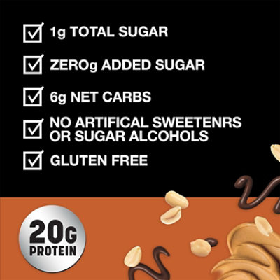 KIND Protein MAX Crispy Chocolate Peanut Butter Gluten Free Protein Bars - 4-2.2 Oz - Image 3