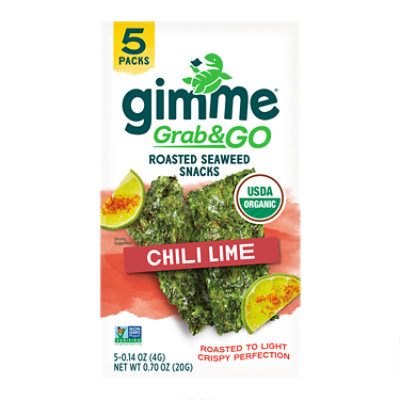 Gimme Chile Lime Seaweed Snack  - 0.7 Oz