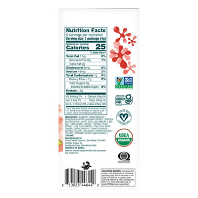 Gimme Seaweed Snack Chile Lime - 0.7 OZ - Image 5
