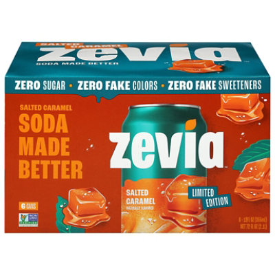 Zevia Salted Caramel 6-12fz - 6-12 FZ - Image 1