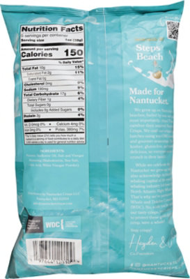 Nantucket Crisp Steps Beach Salt & Vinegar 5oz - 5 OZ - Image 5