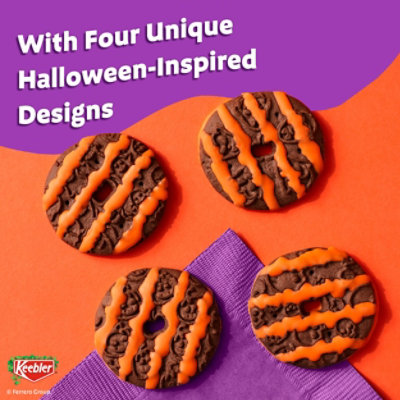 Keebler Spookie Fudge Stripes Halloween Candy Chocolatey Vanilla-Flavored Cookies Pack - 9.5 Oz - Image 4
