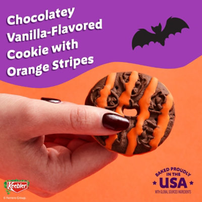 Keebler Spookie Fudge Stripes Halloween Candy Chocolatey Vanilla-Flavored Cookies Pack - 9.5 Oz - Image 5