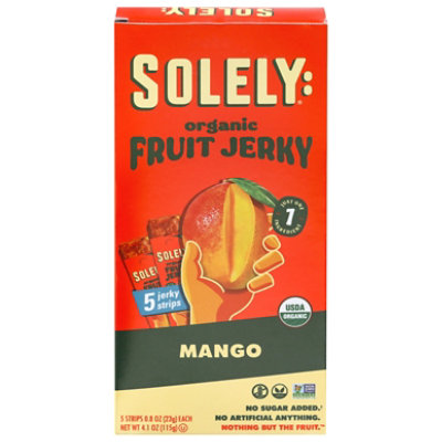 Solely Fruit Jerky Mango 5ct Box - 4.1 OZ - Image 2