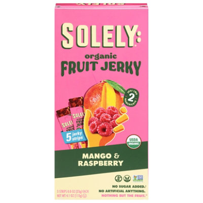 Solely Fruit Jerky Mango Raspberry - 4.1 OZ - Image 2