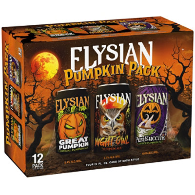 Elysian Pumpkin Pack Variety Pack  In Cans - 12-12 FZ - Image 1