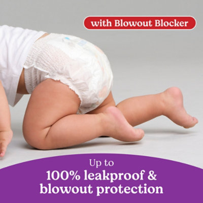 Huggies Little Movers HuggFit 360° Baby Diapers Size 6 (35+ lbs) - 48 Count - Image 7