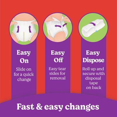 Huggies Little Movers HuggFit 360° Baby Diapers Size 5 (27+ lbs) - 56 Count - Image 3