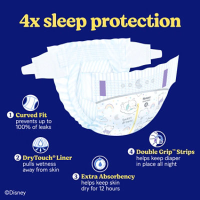 Huggies Overnites Nighttime Baby Diapers, Size 5 (27+ lbs) - 50 Count - Image 8