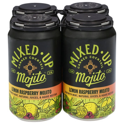 Mixed Up Lemon Rasp Mojito Cans - 4-12 FZ - Image 1