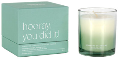Overjoyed Boutique Gift Box Candle Green - 8 Oz - Image 1