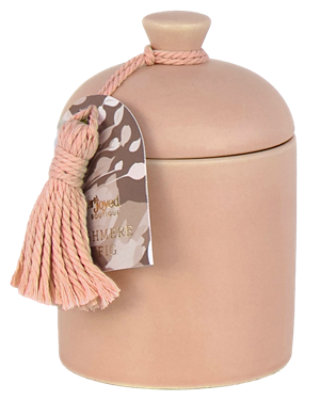 Overjoyed Boutique Ceramic Candle Rose - 6 Oz - Image 1