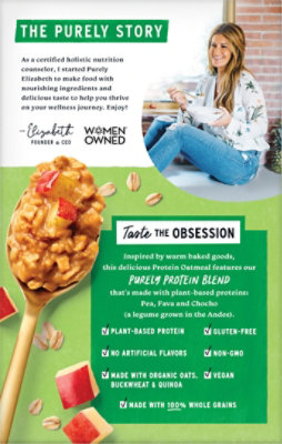 Purely Elizabeth Instant Oatmeal Apple Harvest Crumble 5pc - 7.6 OZ - Image 5