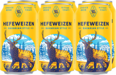 Silver City Hefeweizen Cans 6-12 Fl. Oz In Cans - 6-12 FZ - Image 1