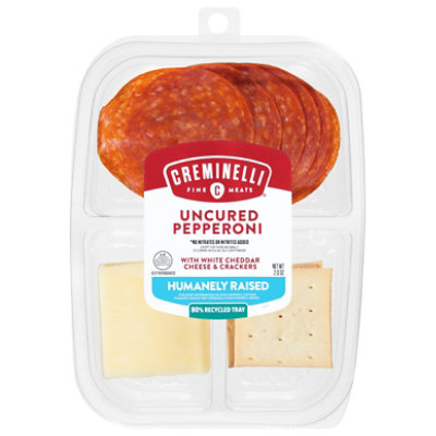Creminelli Fine Meats Snack Pack Pepperoni Cheddar Crackers - 2 OZ - Image 3