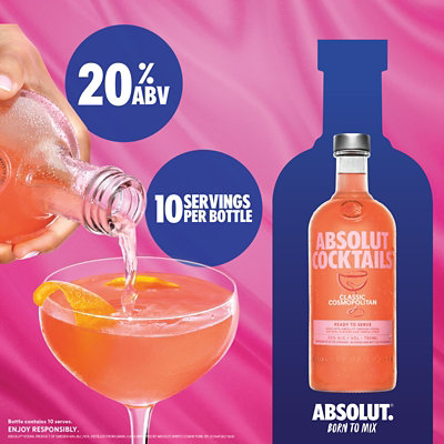 Absolut  Cosmo Rts 750ml - 750 ML - Image 4