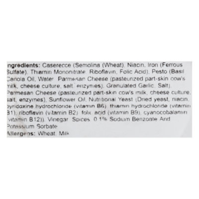 Zinas Salads Authentic Pasta Pesto - 12 OZ - Image 4