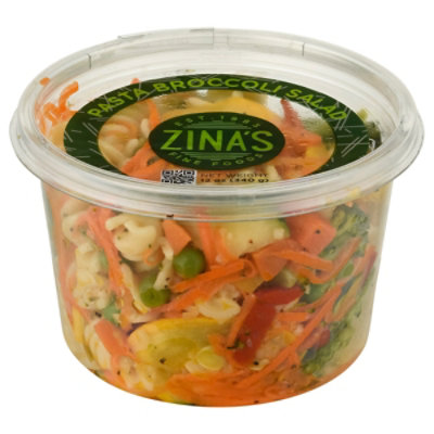 Zinas Salads Pasta Broccoli Salad - 12 OZ - Image 1