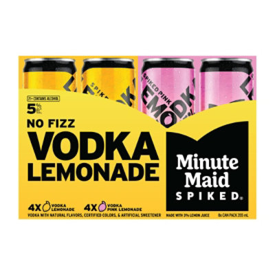 Minute Maid Vodka Lemonade Mix Pack - 8-12 FZ - Image 1