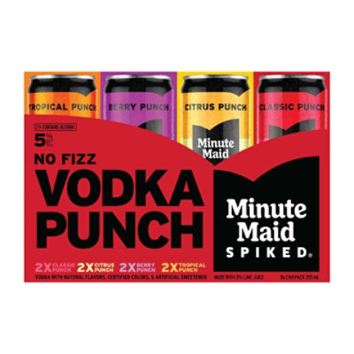 Minute Maid Vodka Punch Mix Pack - 8-12 FZ - Image 1