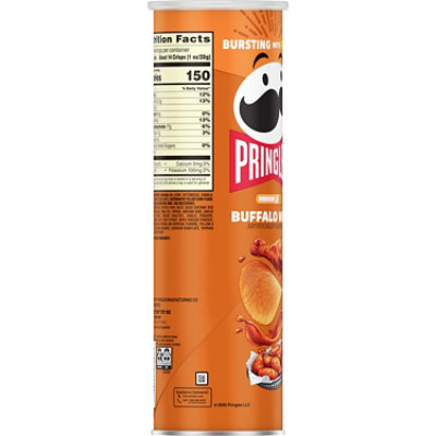 Pringles Potato Buffalo Wing Crisp Chips  - 5.5 Oz - Image 8