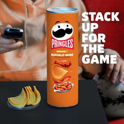 Pringles Potato Buffalo Wing Crisp Chips  - 5.5 Oz - Image 5