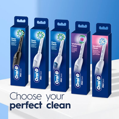 Oral-b Pro 100 Precision Clean, Battery Power Toothbrush, White - EA - Image 8