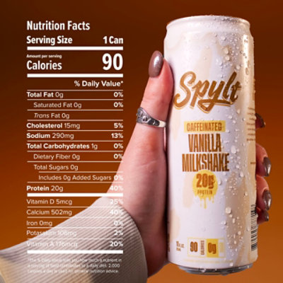 Spylt Caffeinated Milkshake Vanilla 11fz - 11 FZ - Image 4