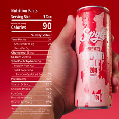 Spylt Caffeinated Milkshake Strawberry 11fz - 11 FZ - Image 3