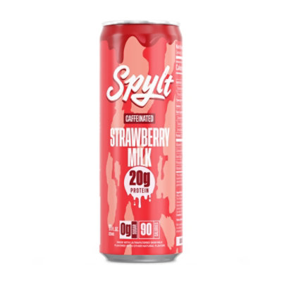 Spylt Caffeinated Milkshake Strawberry 11fz - 11 FZ - Image 1