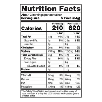 Dr Praeger Fries Veggie Ranch Crunchy - 9 OZ - Image 3