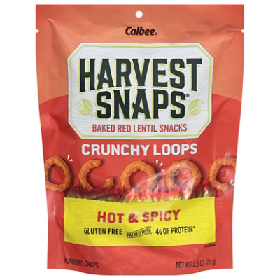 Harvest Snaps Crunchy Loops Hot & Spicy 2.5oz - 2.5 OZ - Image 3