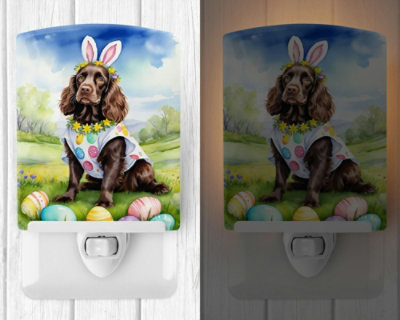 Caroline's Treasures - 6x4x3 - Multicolor - Boykin Spaniel - Easter Egg  Ceramic Night Light Compact - UL-Certified - Ideal for Every Place - 1 Piece - Image 2