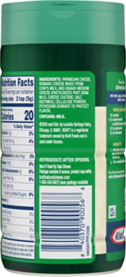 Kraft Grated Parmesan Romano & Asiago Cheese Shaker 8 Oz Bottle - 8 OZ - Image 5