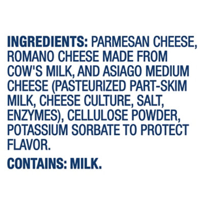 Kraft Grated Parmesan Romano & Asiago Cheese Shaker 8 Oz Bottle - 8 OZ - Image 4