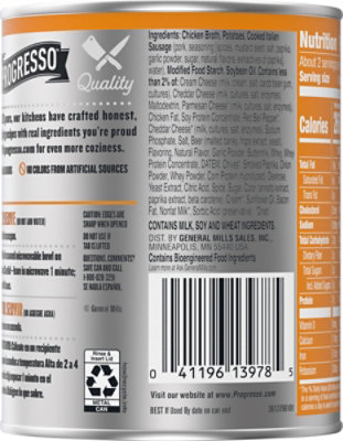 Progresso Pitmaster Sausage & Beer Cheese With Potatoes Soup - 18 OZ - Image 5
