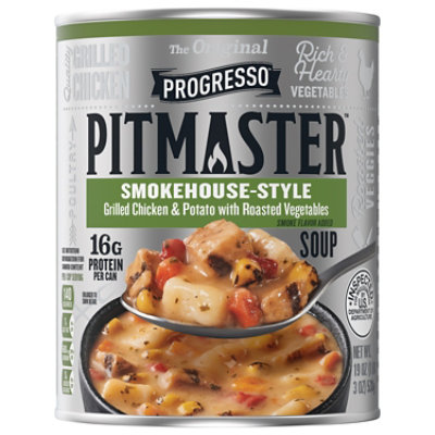 Progresso Pitmaster Smokehouse-style Grilled Chicken & Potato With Roasted Vegetables Soup - 19 OZ - Image 2