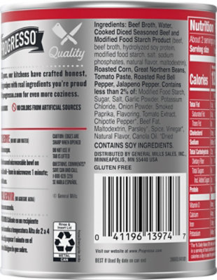 Progresso Pitmaster Steakhouse Style Steak And Bean Soup - 18.5 OZ - Image 5