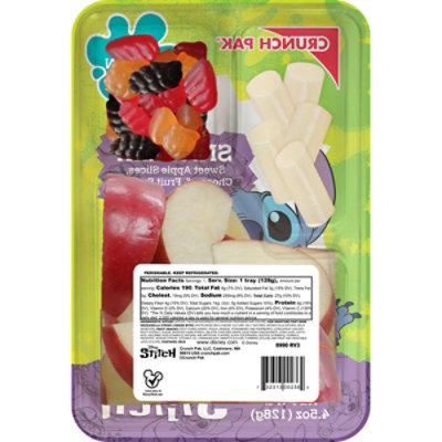 Stitch Snacker With Sweet Apple Slices String Cheese And Fruit Snacks 4.5oz - 4.5 OZ - Image 3