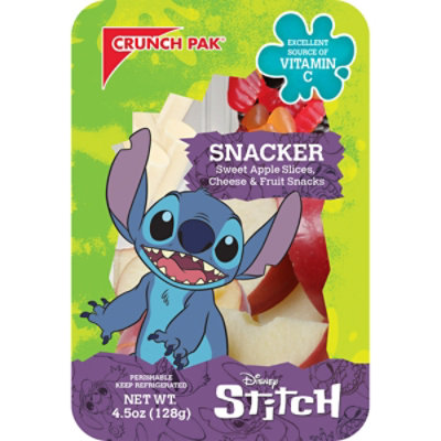 Stitch Snacker With Sweet Apple Slices String Cheese And Fruit Snacks 4.5oz - 4.5 OZ - Image 2