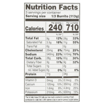 ReadyMeals Pork Carnitas Burrito - 12 Oz - Image 3